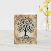 Hübsches Beileid des inspirierenden Glaubens Karte (Gelbe Blume)