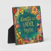 Hübsches Beileid Schönes Soul Zitat Fotoplatte (Vorderseite)