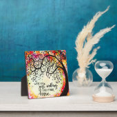 Hübsches Beileid zu Fuß Zuhause Zitat Fotoplatte (InSitu)