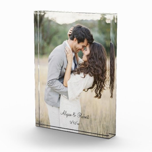 Hübsches, benutzerdefiniertes Foto, Personalisiert Fotoblock (Rechts)