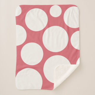 Hübsches Berry in rosa Blanket Sherpadecke