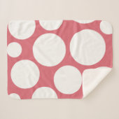 Hübsches Berry in rosa Blanket Sherpadecke (Vorderseite (Horizontal))