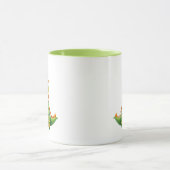 Hübsches Bild eines Plüschkrokodils. Tasse (Zentrum)