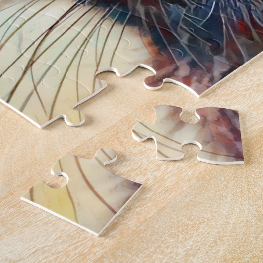 Hübsches Black Cat Art Puzzle (Seite)