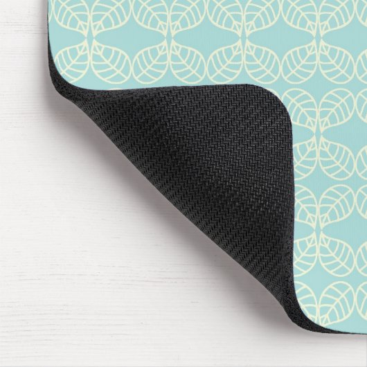 Hübsches blasses Aqua Mousepad (Ecke)
