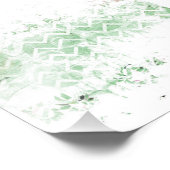 Hübsches Blatt Abstrakt Fotodruck (Ecke)