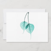 Hübsches Blatt Einladung (Vorderseite)