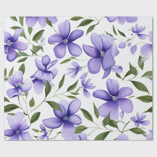 Hübsches Blau Geschenkpapier (Flach)