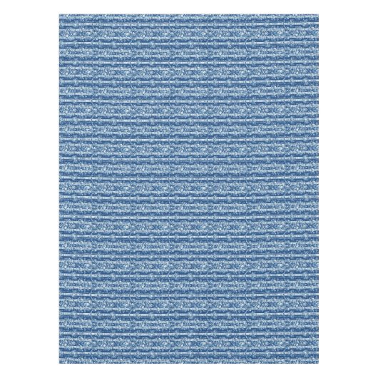 Hübsches Blau und Weiß Toile de Jouy Tischdecke (Vorderseite)
