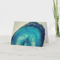 Hübsches blaues Agate Geode, Muttertag
