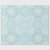 Hübsches blaues europäisches Fliesendesign Geschenkpapier (Flach)