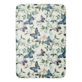 Hübsches blaues SchmetterlingsBrautparty Badematte (Vorderseite Vertikal)