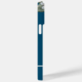 Hübsches Blaues tropisches Vogelgeflecht Case-Mate iPhone Hülle (Rückseite / Rechts)