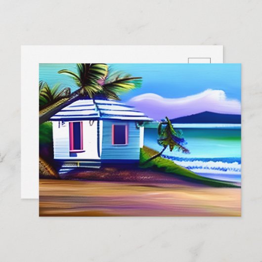 Hübsches blaues Wasser | Ocean Art Postkarte (Vorne/Hinten)