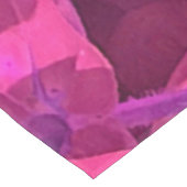 Hübsches blaues Zinnia im Lila Sommergarten Tischdecke (Schrägansicht)