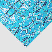 Hübsches Blue Abstrakte Art Extravagant Seidenpapier (Ausschnitt)