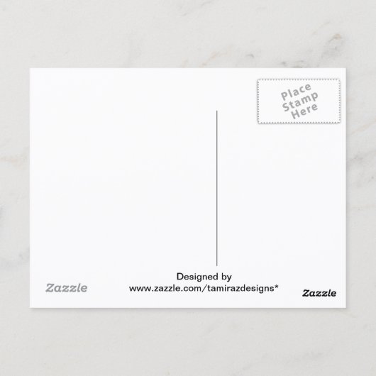 Hübsches Blue Hydrangea, nur ein kleiner Hinweis Postkarte (Rückseite)