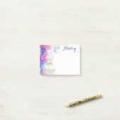 Hübsches Blumen Post-it Klebezettel (Auf Schreibtisch)