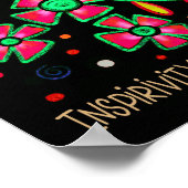 Hübsches Blumenangebot Inspiriere Poster (Ecke)