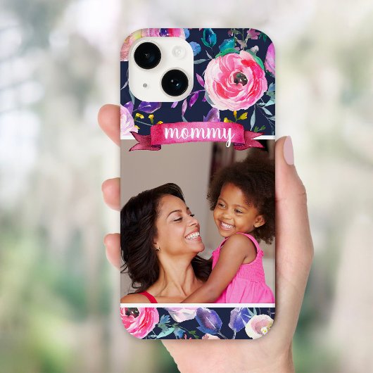 Hübsches Blumenbenutzerdefiniertes Foto Geschenk f Case-Mate iPhone Hülle