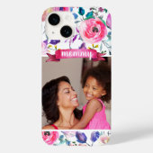 Hübsches Blumenbenutzerdefiniertes Foto Geschenk f Case-Mate iPhone Hülle (Rückseite)