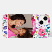 Hübsches Blumenbenutzerdefiniertes Foto Geschenk f Case-Mate iPhone Hülle (Rückseite (Horizontal))