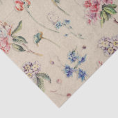 Hübsches BlumenBlumen-Muster-Pastellsahnekunst Seidenpapier (Detail)