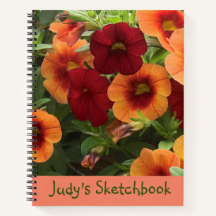Hübsches Blumenbuch Notizblock