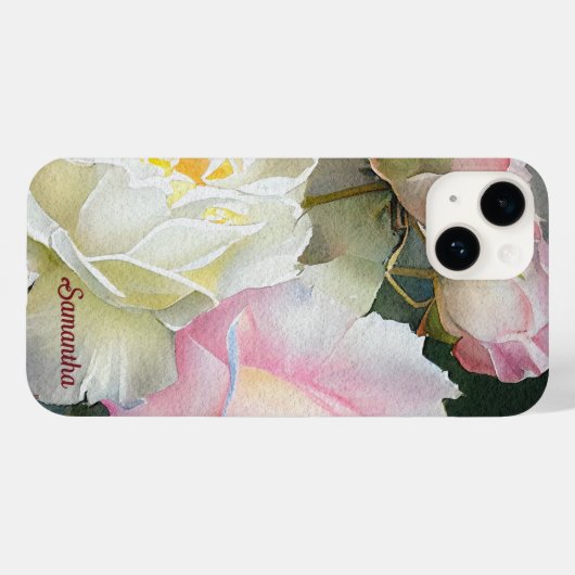 Hübsches Blumendesign Case-Mate iPhone Hülle (Rückseite (Horizontal))
