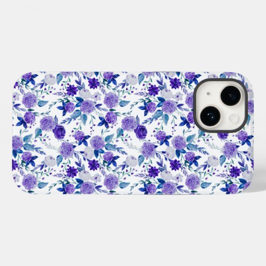 Hübsches Blumendesign Case-Mate iPhone Hülle (Rückseite (Horizontal))