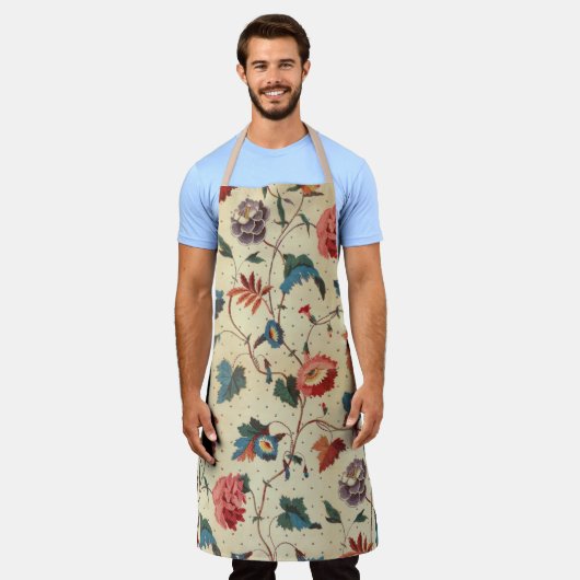 Hübsches Blumendesign Schürze (Getragen)