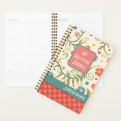 Hübsches Blumendrachenblatt Dankesblatt Planer (Anzeige)