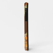 Hübsches, blumenfarbenes personalisiertes Muster Case-Mate iPhone Hülle (Hinten/Links)