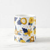 Hübsches Blumenfrühlingsmuster Kaffeetasse (Mittel)