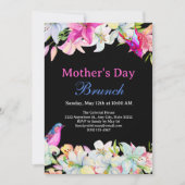 Hübsches Blumengebirge Einladung (Vorderseite)