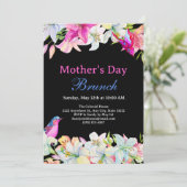 Hübsches Blumengebirge Einladung (Stehend Vorderseite)