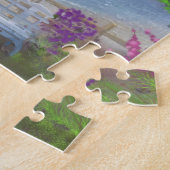 Hübsches Blumengelände am Meer Puzzle (Seite)