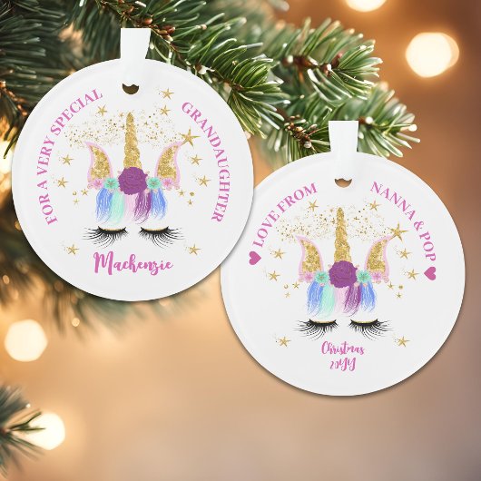 Hübsches Blumenhorn Ornament