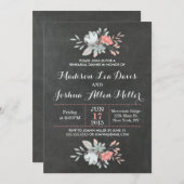 Hübsches Blumenkohl-Probe Einladung (Vorne/Hinten)