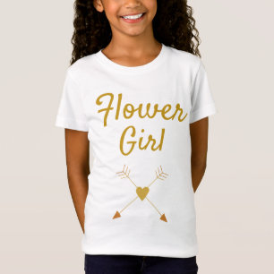 Hübsches Blumenmädchen T-Shirt