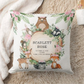 Hübsches Blumenmoor-Kinderzimmer-Dekor Kissen (Decke)