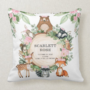 Hübsches Blumenmoor-Kinderzimmer-Dekor Kissen