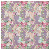 Hübsches Blumenmuster auf dem Lavendel Stoff (Muster)