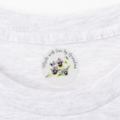 Hübsches Blumenmuster aus eisernen Aufklebern Etiketten (Befestigt)