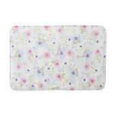 Hübsches Blumenmuster Badematte (Vorderseite)