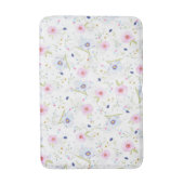 Hübsches Blumenmuster Badematte (Vorderseite Vertikal)