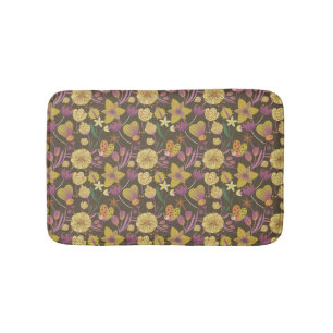 Hübsches Blumenmuster Badematte