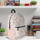Hübsches Blumenmuster Bedruckter Rucksack