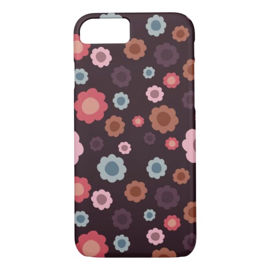 Hübsches Blumenmuster Case-Mate iPhone Fall Case-Mate iPhone Hülle (Rückseite)