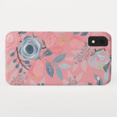 Hübsches Blumenmuster Case-Mate iPhone Hülle (Rückseite (Horizontal))